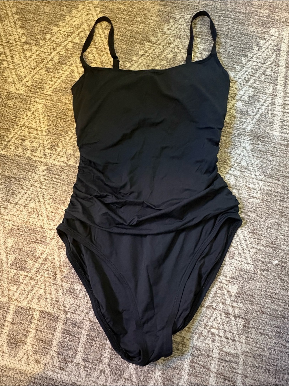 La Blanca Island Goddess Black One-Piece Swimsuit